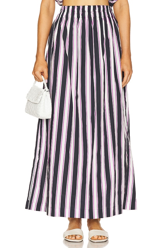 view 2 of 6 Delia Skirt in Cabana Stripe