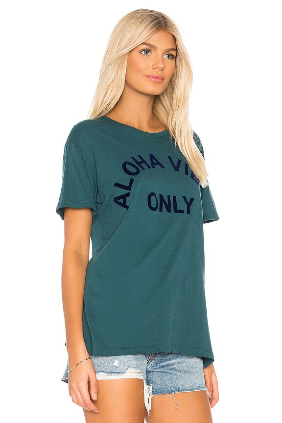 view 2 of 4 Aloha Vibes Only Tee in Sea