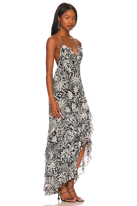 view 2 of 3 MAXIVESTIDO EDRA in Black & White