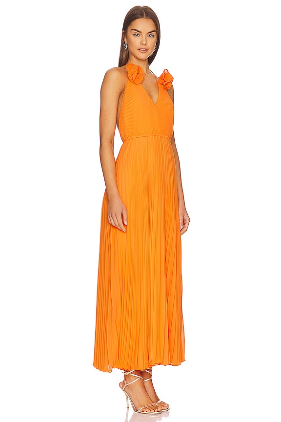 view 2 of 3 VESTIDO EVIE in Tangerine