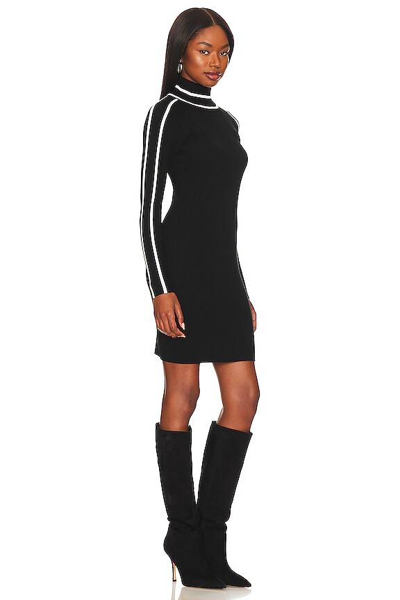 view 2 of 3 VESTIDO RACER in Black & Ecru