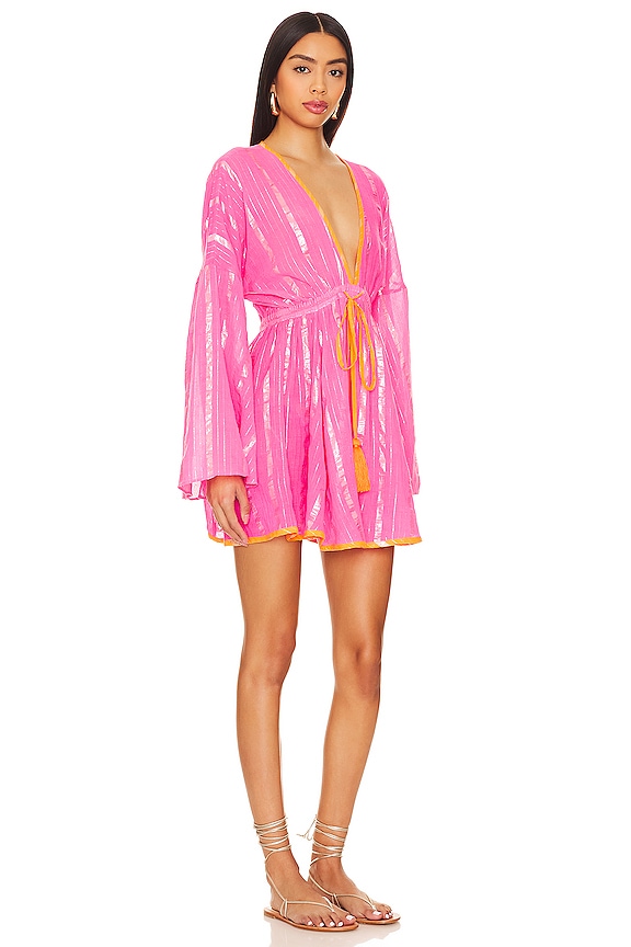 view 2 of 4 MINIVESTIDO OLYMPIA in Pink & Coral