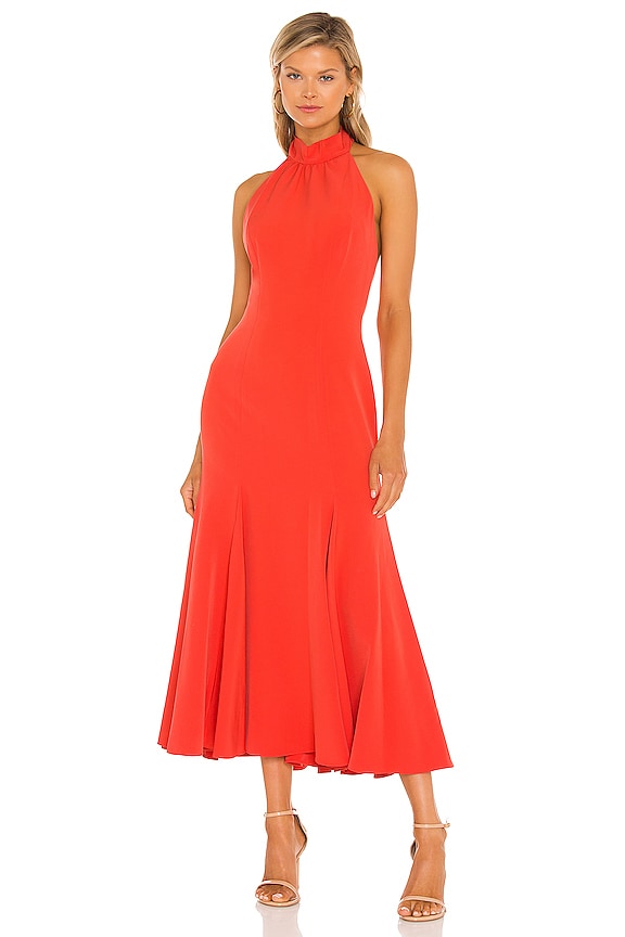 view 1 of 3 Penelope Midi Dress in California Coral
