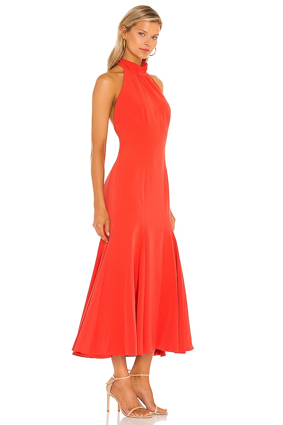 view 2 of 3 Penelope Midi Dress in California Coral