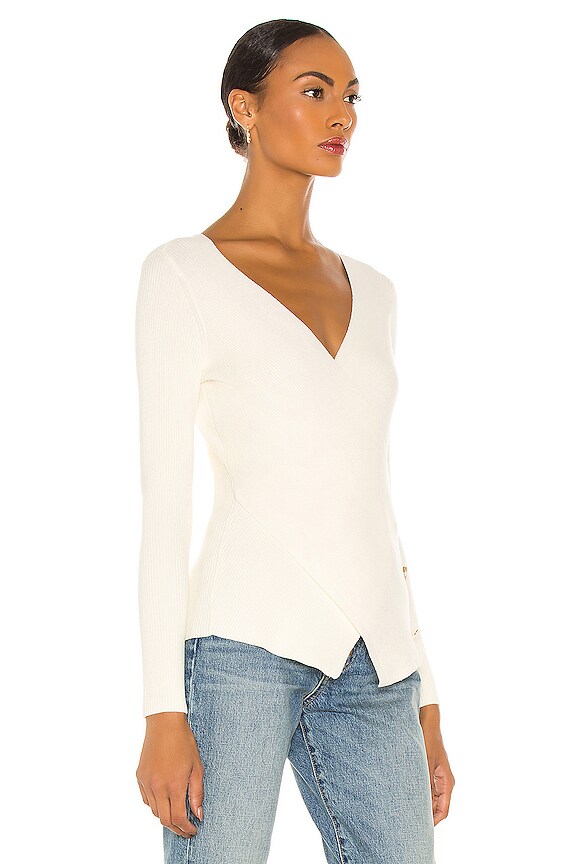 view 2 of 5 Crossfront Sweater in Ecru