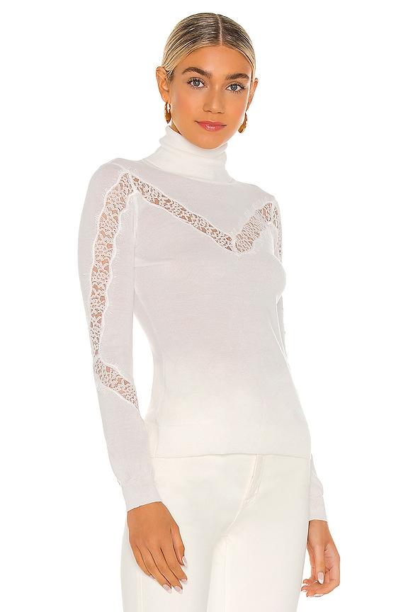 view 2 of 4 PULL COL ROULÉ in Ecru