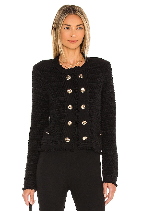 view 2 of 5 CHAQUETA CÁRDIGAN in Black