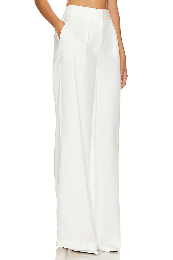 view 2 of 4 NOELANI 트윌 면바지 in White