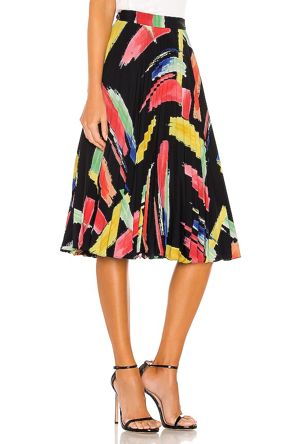 view 2 of 4 FALDA MIDI BRUSHSTROKE in Multi