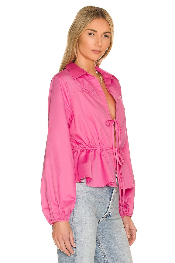 view 2 of 4 Brandy Poplin Top in Pink
