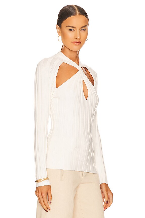 view 2 of 4 TWIST 탑 in Ecru