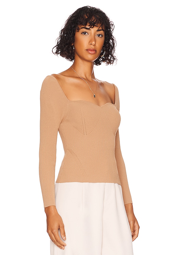 view 2 of 4 Bustier Top in Calf