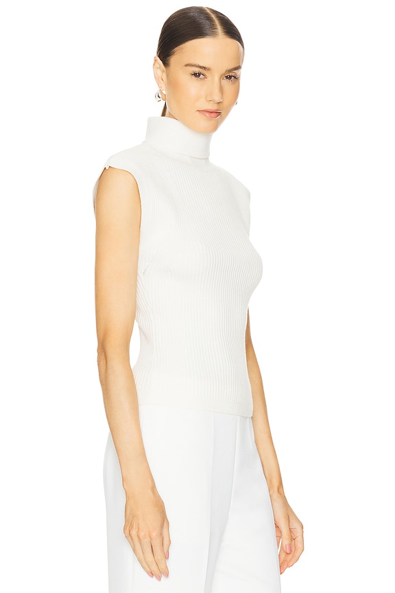 view 2 of 4 Kinley Turtle Neck Top in Ecru