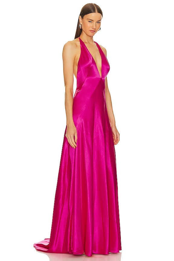 view 2 of 3 ROBE DE SOIRÉE ALEXANDRA in Hot Pink