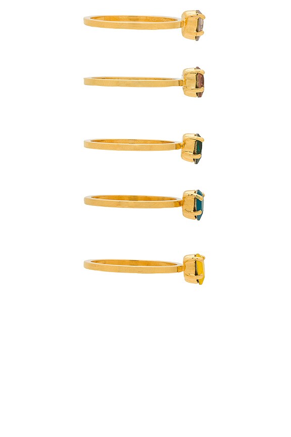 view 2 of 4 Lucy Ring Set in Rainbow