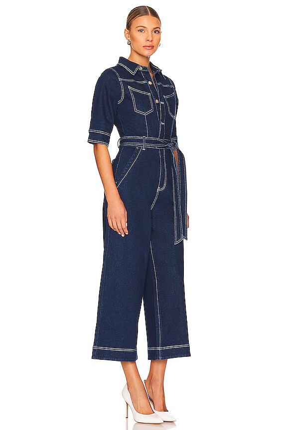 view 2 of 3 Marjo Denim Jumpsuit in Indigo