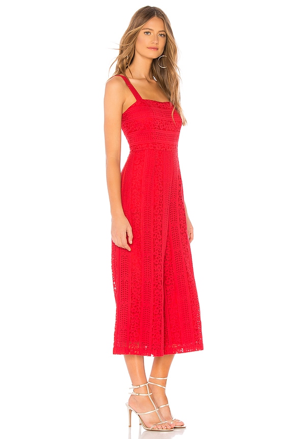 view 2 of 3 Starlight Jumpsuit in Red