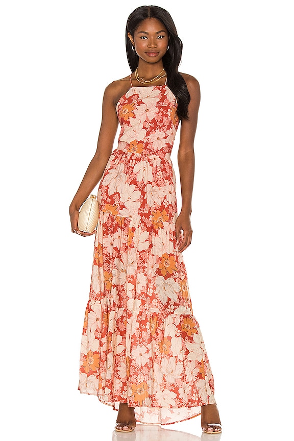 view 2 of 3 Azar Open Back Maxi Dress in Multi