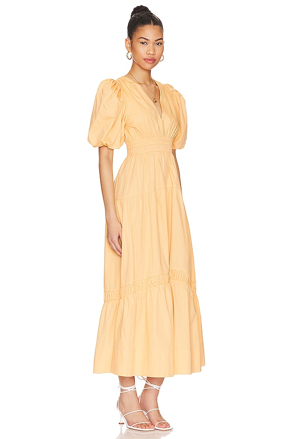 view 2 of 3 Piper Midi Dress in Orange