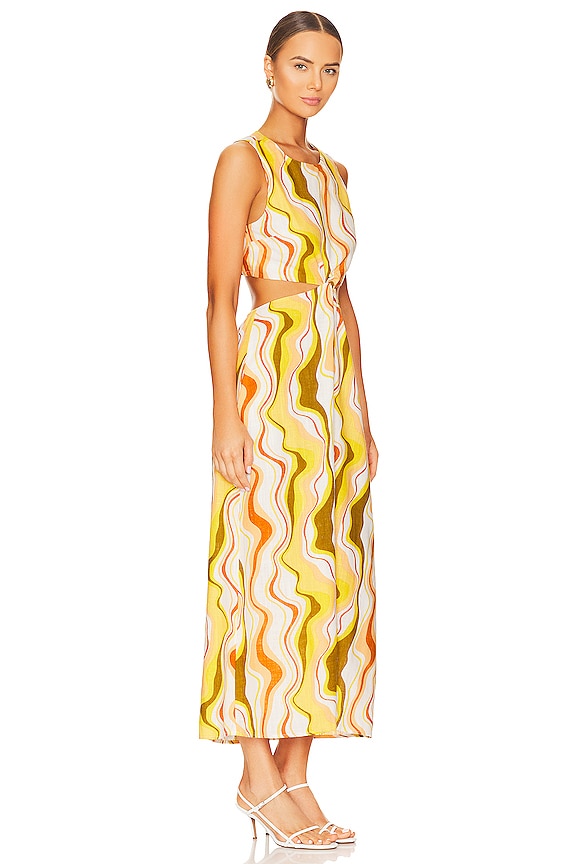 view 2 of 4 VESTIDO MIDI ZIGGY in Abstract