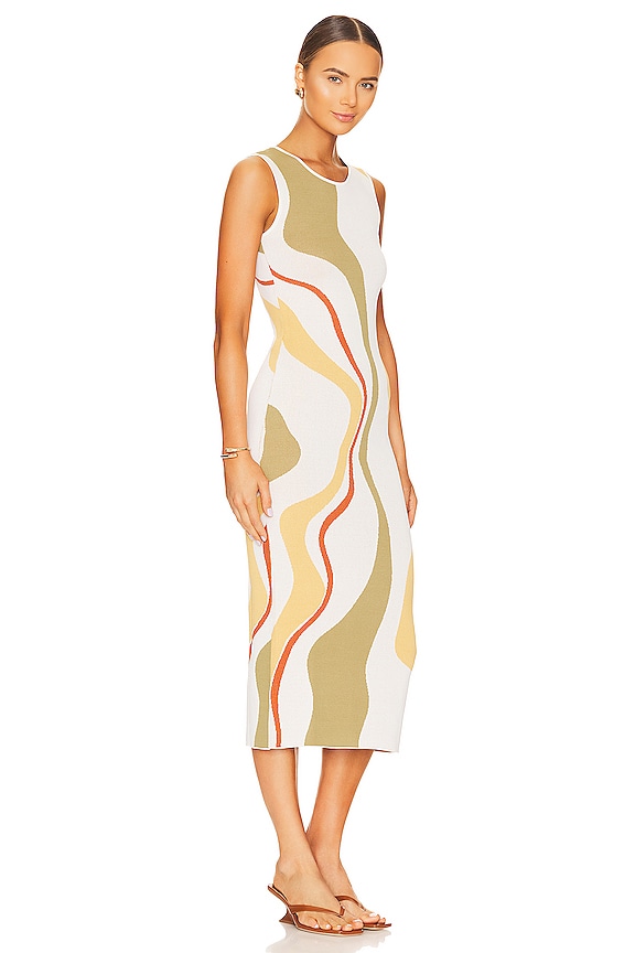 view 2 of 3 Ziggy Knitted Midi Dress in Abstract