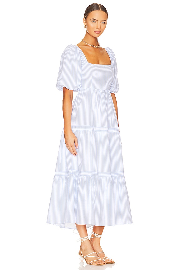 view 2 of 3 ROBE MI-LONGUE MILANI in Blue & White