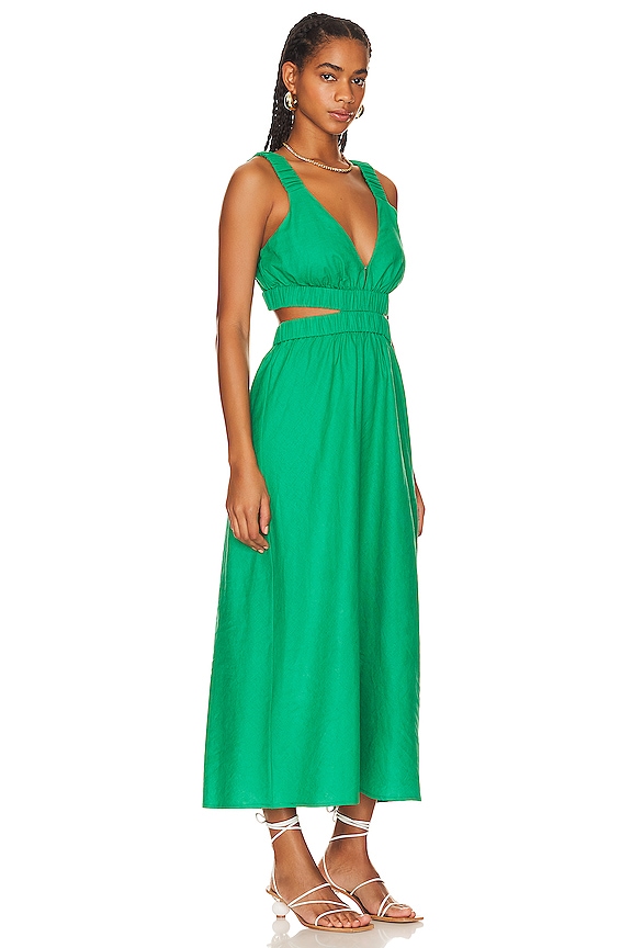 view 2 of 3 VESTIDO MIDI VIRGO in Green