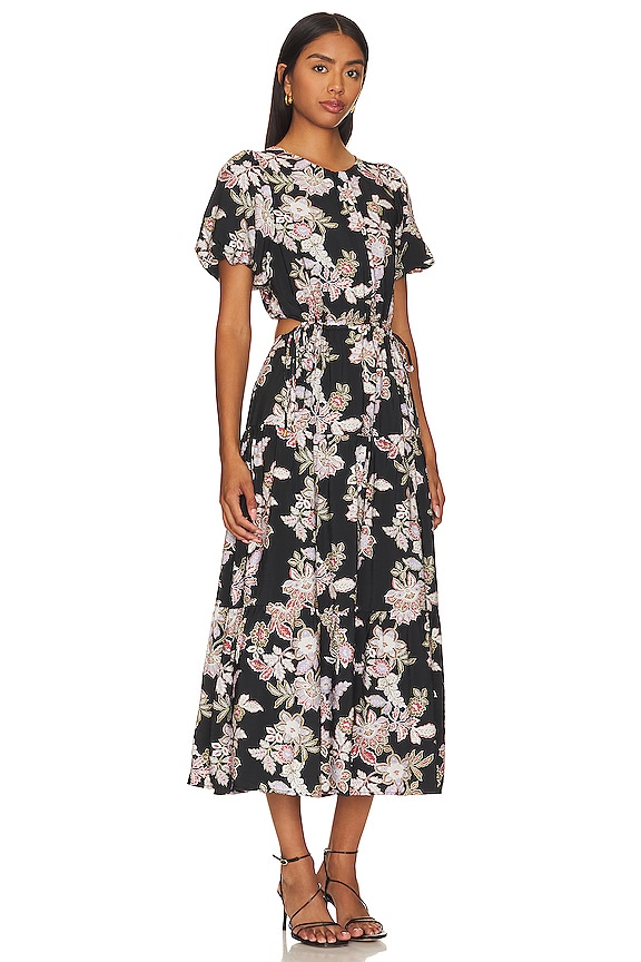 view 2 of 3 Willow Midi Dress in Black Floral
