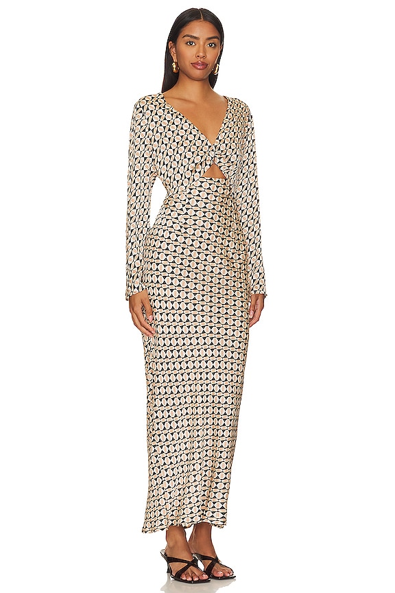 view 2 of 3 Cece Twist Midi Dress in Geometric