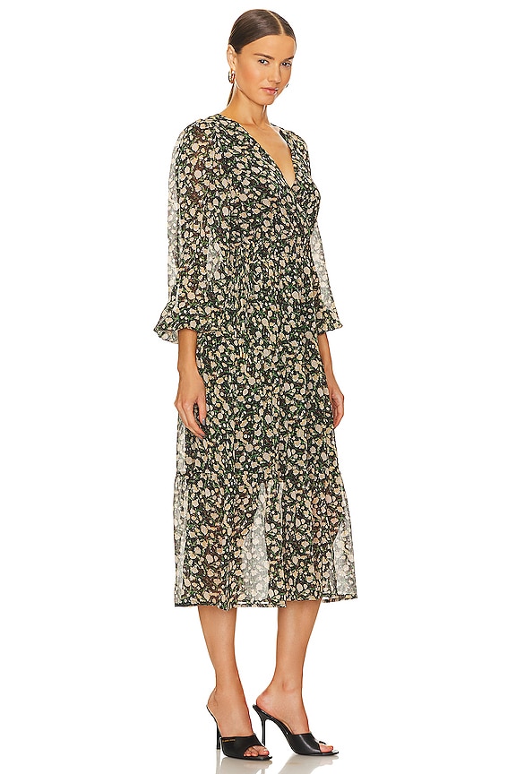 view 2 of 4 Heather Midi Dress in Black Floral