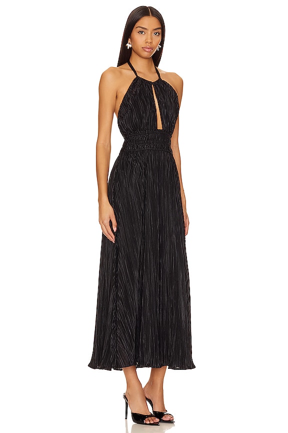 view 2 of 3 ROBE MI-LONGUE GWEN in Black