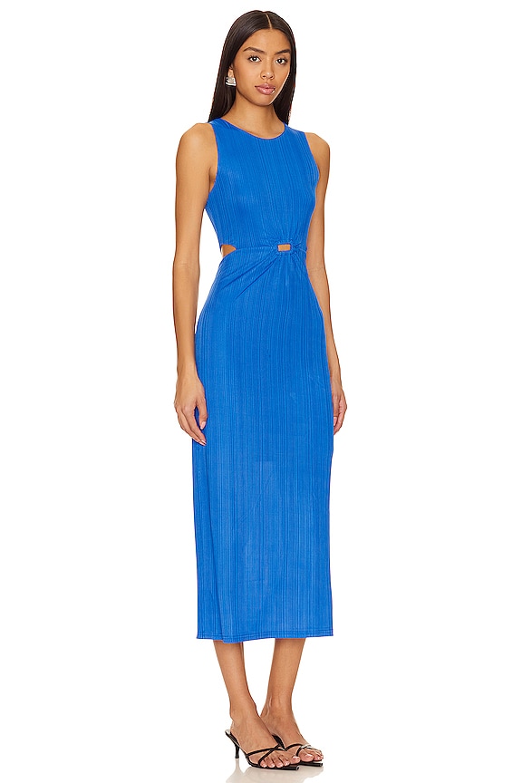 view 2 of 3 VESTIDO MIDI RAYA in Cobalt