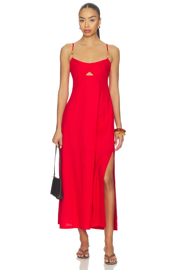 view 1 of 3 ROBE RHODES in Red