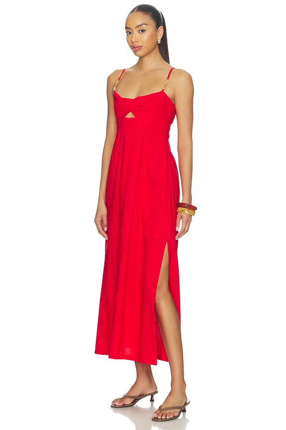 view 2 of 3 ROBE RHODES in Red