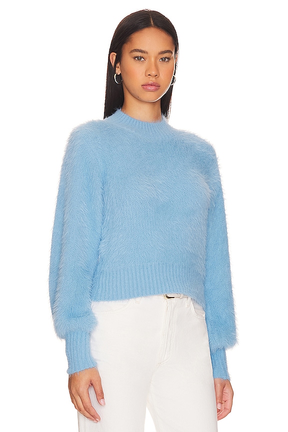 view 2 of 4 ARIA フラッフィーニットセーター in Baby Blue
