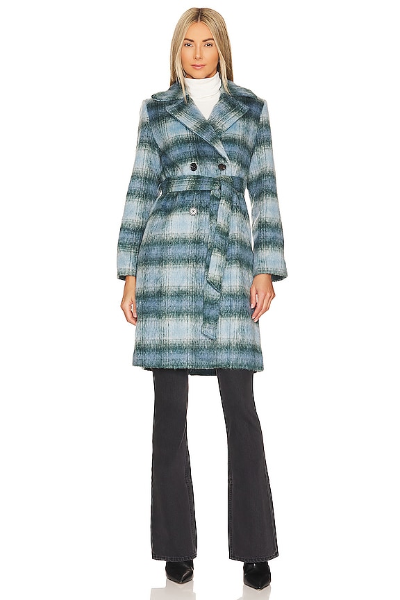 view 2 of 5 Sloan Coat in Navy & Multi