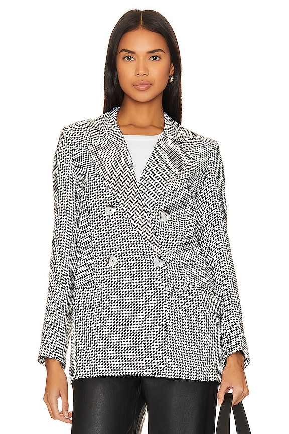 view 2 of 6 Camilla Blazer in Black & White