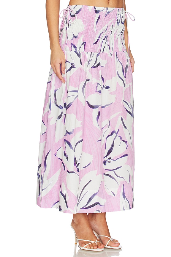 view 2 of 6 FALDA PALOMA in Pink Abstract