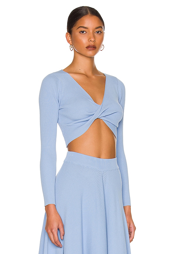 view 2 of 4 Laura Knit Top in Blue