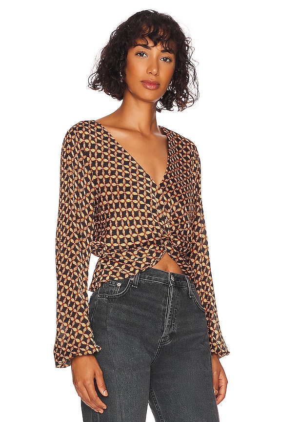 view 2 of 4 Valentina Twist Blouse in Multi