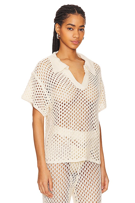 view 2 of 4 Balmy Crochet Top in Cream