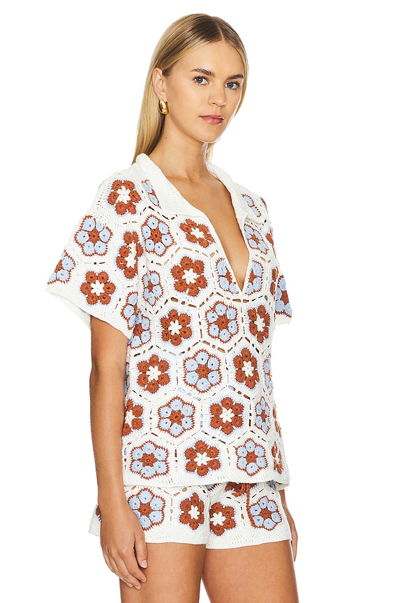 view 2 of 4 CHEMISE DAWN in Brown & Print