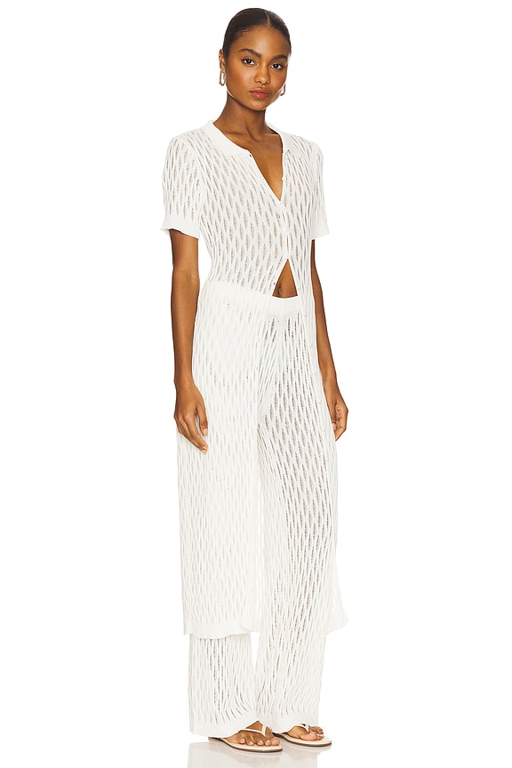 view 2 of 4 TOP DE PUNTO POINTELLE KIRRA in White