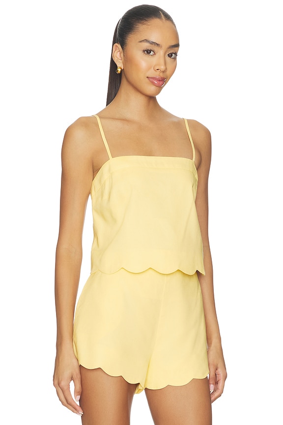 view 2 of 4 Grazia Scallop Hem Cami in Butter