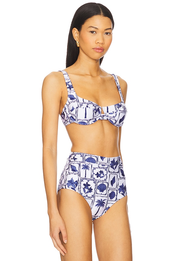 view 2 of 4 Sylvie Bra Bikini Top in Postcard Floral