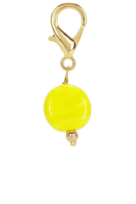 view 2 of 4 Smiley Shoe Charm in Yellow