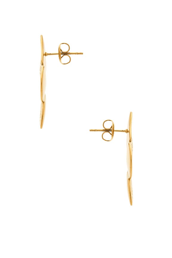 view 2 of 2 Bohemian Blossom Earrings in Gold