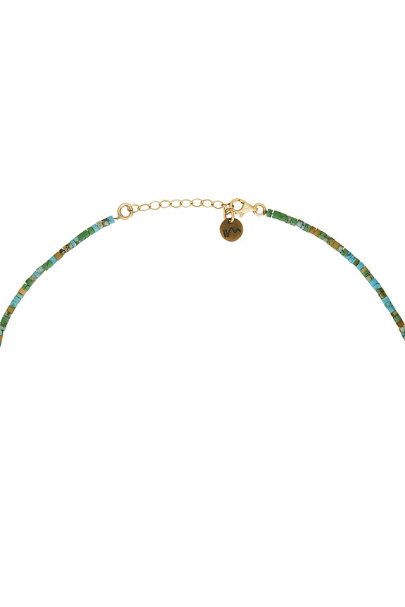 view 2 of 2 COLLIER AVEC PERLES TOBY in Green