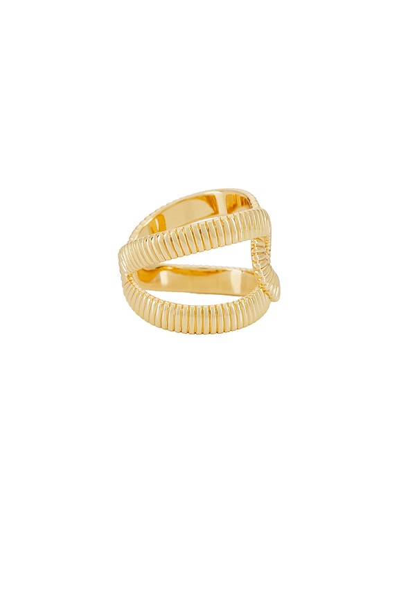 view 2 of 3 Zoe Ring in Gold