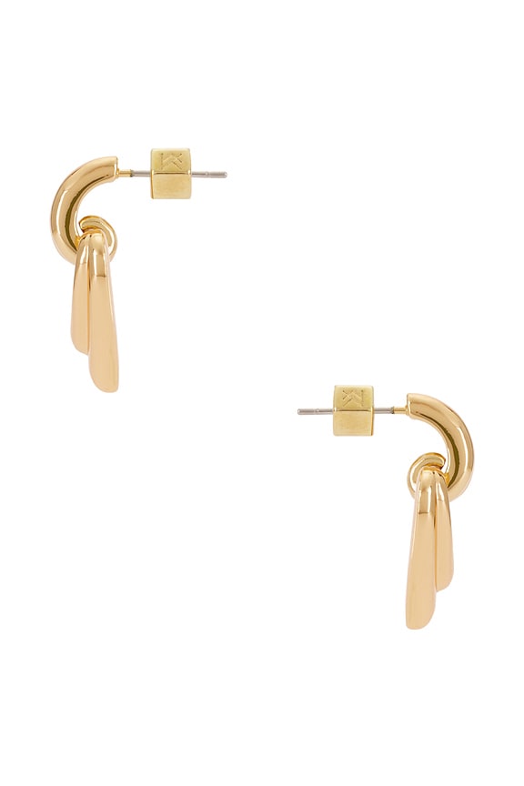 view 2 of 2 Ruby Earrings in Gold